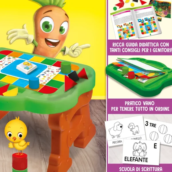 Sale Carotina Tavolino Molto Attivo 30 Giochi Primi Apprendimenti