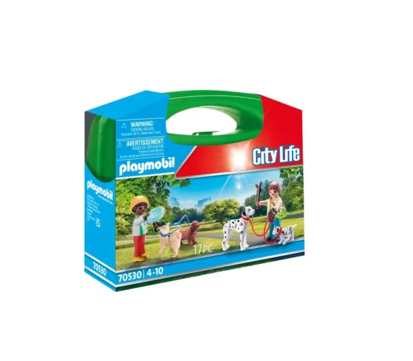 Online Carrying Case Bambini Con Cuccioli Set Costruzioni