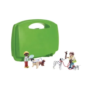 Online Carrying Case Bambini Con Cuccioli Set Costruzioni