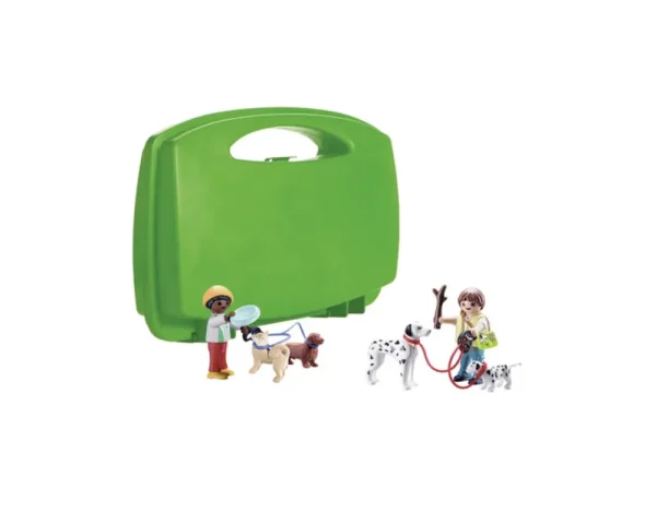 Online Carrying Case Bambini Con Cuccioli Set Costruzioni