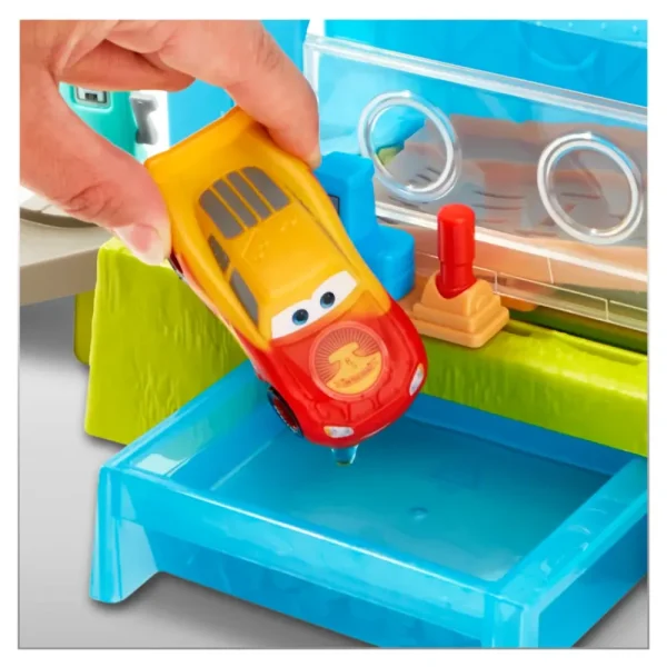Best Sale Disney Pixar Auto Sottomarino Playset Per Lavaggio, Con Macchinina Saetta Mcqueen Che Cambia Colore Con L'Acqua; Giocattolo Per Bambini 4+ Anni Garage E Circuiti