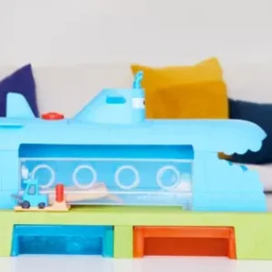 Best Sale Disney Pixar Auto Sottomarino Playset Per Lavaggio, Con Macchinina Saetta Mcqueen Che Cambia Colore Con L'Acqua; Giocattolo Per Bambini 4+ Anni Garage E Circuiti
