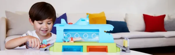 Best Sale Disney Pixar Auto Sottomarino Playset Per Lavaggio, Con Macchinina Saetta Mcqueen Che Cambia Colore Con L'Acqua; Giocattolo Per Bambini 4+ Anni Garage E Circuiti