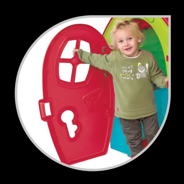 Flash Sale Casetta Gioco Per Bambini My First House Robusta, Spaziosa E Ideale Per Bimbi Dai 2 Ai 6 Anni! Casette Per Bambini