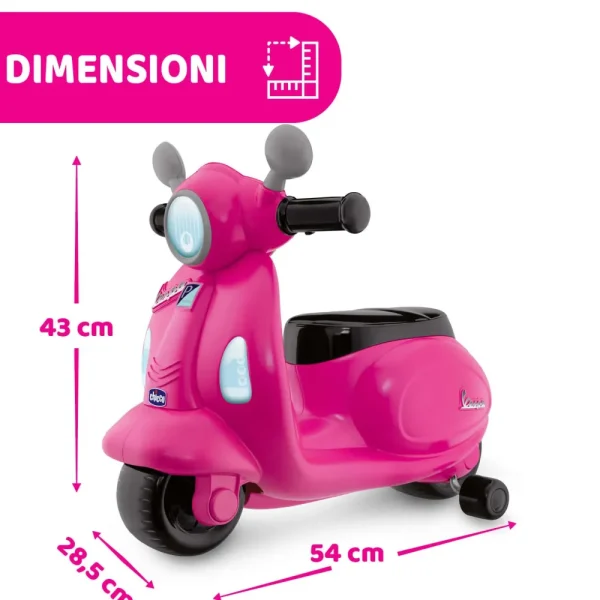 Shop Cavalcabile Vespa Primavera Rosa Tricicli E Balance Bikes