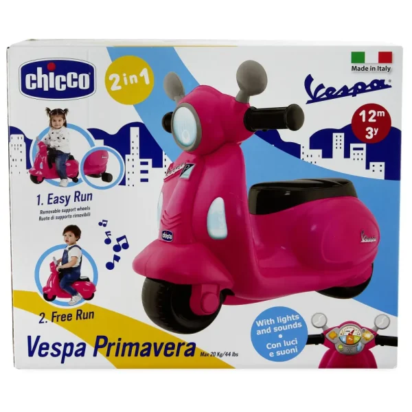 Shop Cavalcabile Vespa Primavera Rosa Tricicli E Balance Bikes