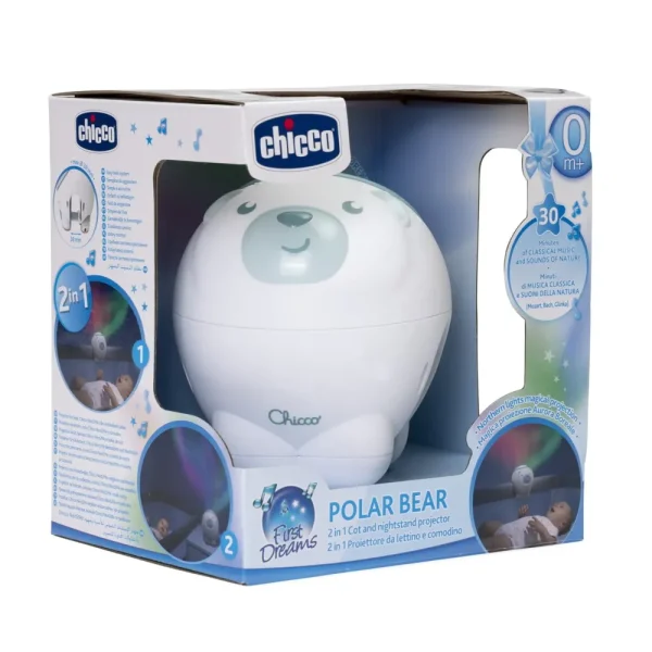 Clearance Proiettore Orso Polare Azzurro, First Dreams, 0M+ Giochi Per Passeggino E Culla