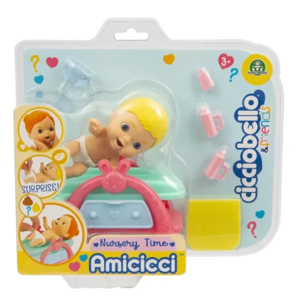 Clearance Cicciobello Amicicci Nursery Time, Playset Nursery Per Il Cambio Del Bebe Mini Dolls