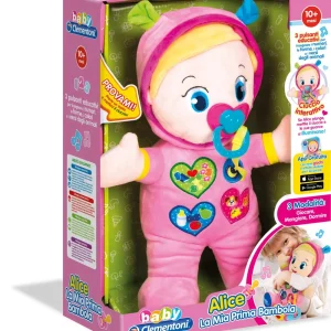 Clearance Clementoni 17201 Alice Mia Prima Bambola Peluche Neonati