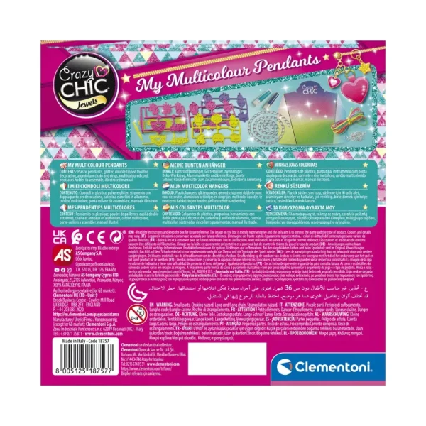 Fashion Clementoni 18757 Multicolour Pensants Moda, Gioielli, Decorazioni, Cosmetici
