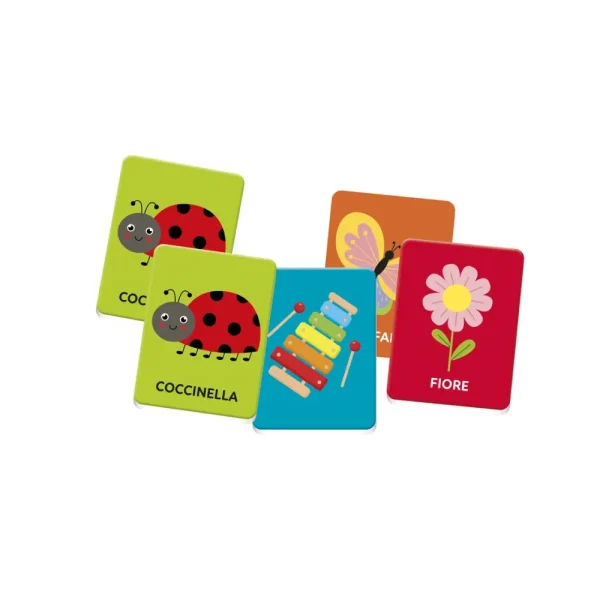 Store Clementoni 16432 Montessori Baby Primo Memo 48 Carte Tattili Primi Apprendimenti