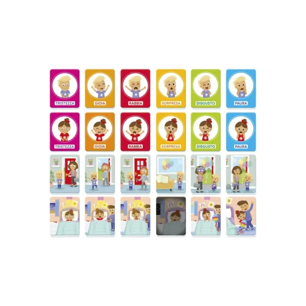 Best Sale Clementoni 16435 Montessori Baby Emozioni Esp 48 Carte Tattili Primi Apprendimenti
