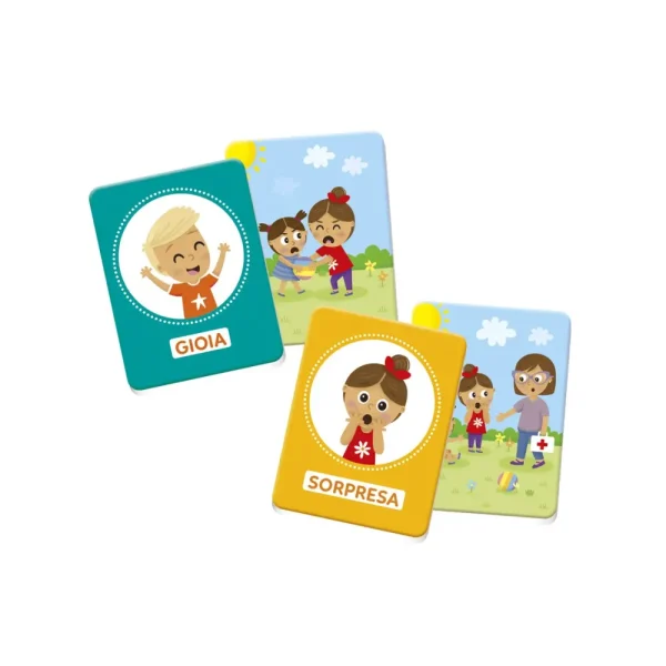 Best Sale Clementoni 16435 Montessori Baby Emozioni Esp 48 Carte Tattili Primi Apprendimenti