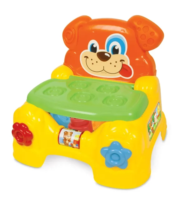 New Clementoni 17080 Poltroncina Portamattoncini Cagnolino Costruzioni Bambini