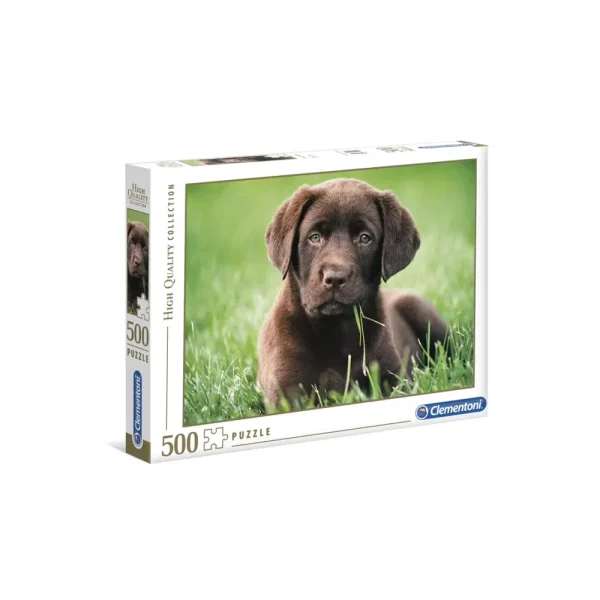 Hot 35072 Puzzle 500 Chocolate Puppy 49 X 36 Cm Puzzle 500 Pezzi