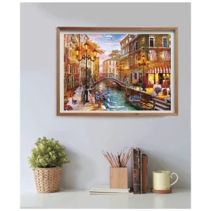 Best Sale 35063 Puzzle 500 Hqc Sunset Over Venice 49 X 36 Cm Puzzle 500 Pezzi