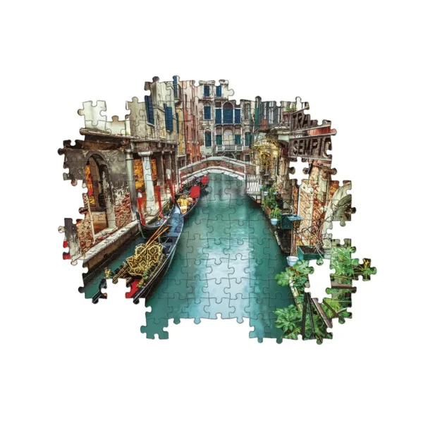 Hot 39458 Puzzle 1000 Italian Canal Venice 70 X 50 Cm Puzzle 1000 Pezzi