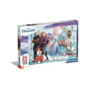Discount Clementoni 28513 Puzzle 24 Maxi 2 Frozen 2 62X42 Cm Puzzle Per Bambini