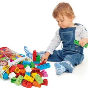 Hot Clementoni 14880 Sacca 60 Pezzi Costruzioni Bambini