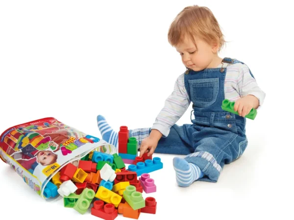 Hot Clementoni 14880 Sacca 60 Pezzi Costruzioni Bambini