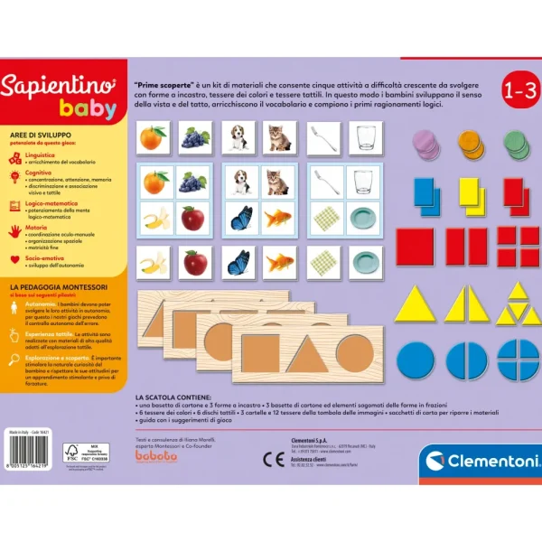 Best Sale Clementoni 16421 Baby Montessori Prime Scoperte Primi Apprendimenti