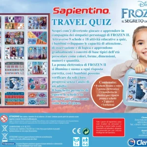 Sale Clementoni 16186 Sapientino Travel Quiz Disney Frozen 2 Primi Apprendimenti