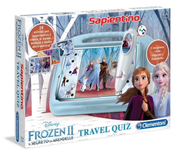 Sale Clementoni 16186 Sapientino Travel Quiz Disney Frozen 2 Primi Apprendimenti