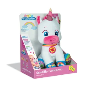 Cheap Clementoni 17250 Scintilla L'Unicorno Canta E Brilla Peluche Neonati