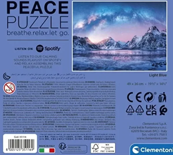 Shop Peace Puzzle The Mountain 500 Pezzi Puzzle 500 Pezzi