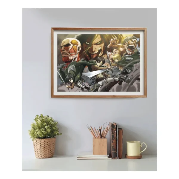 Fashion Puzzle Anime Attack On Titan 500 Pezzi, Puzzle Adulti Puzzle 500 Pezzi