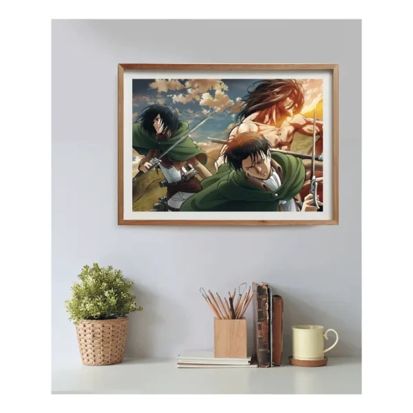 New Puzzle Anime Attack On Titan 500 Pezzi, Puzzle Adulti Puzzle 500 Pezzi