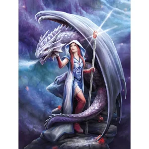 Best Sale Puzzle Anne Stokes Dragon Mage 1000 Pezzi, Puzzle Adulti Puzzle 1000 Pezzi