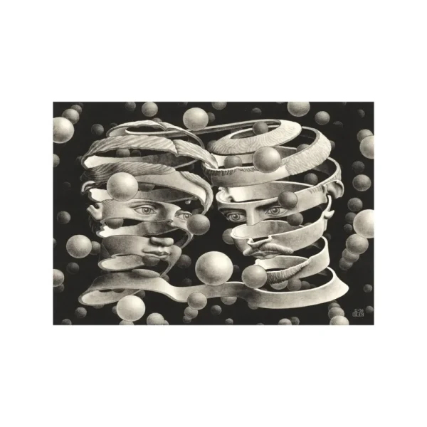 New Puzzle Novo Art Series M. C. Escher, "Bond Of Union" 1000 Pezzi, Puzzle Adulti Puzzle 500 Pezzi