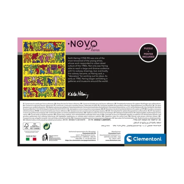Shop Puzzle Novo Art Series Keith Haring 1000 Pezzi, Puzzle Adulti Puzzle 500 Pezzi