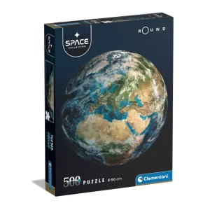New Puzzle Round Space Collection Earth 500 Pezzi, Puzzle Adulti Puzzle 500 Pezzi