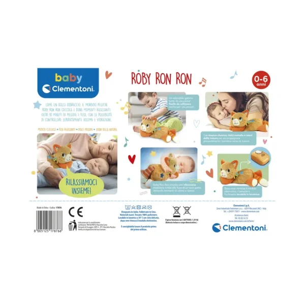 Online Clementoni Roby Ron Ron, Peluche Interattivo Con Vibrazione, Melodie E Suoni Giochi Per Passeggino E Culla