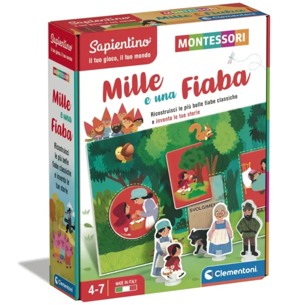 Outlet Clementoni Montessori Mille E Una Fiaba, Gioco Educativo Primi Apprendimenti