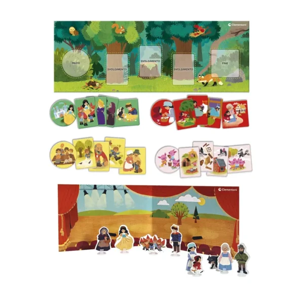 Outlet Clementoni Montessori Mille E Una Fiaba, Gioco Educativo Primi Apprendimenti