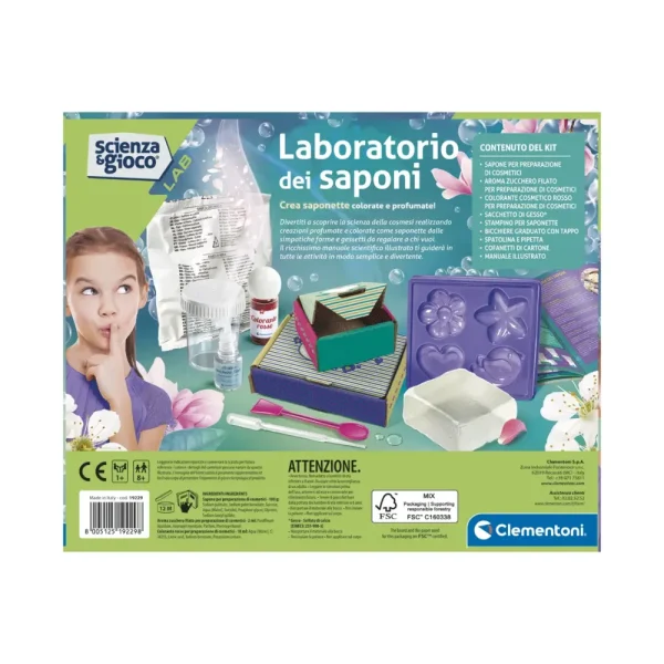 Best Sale Clementoni Science & Play Lab Laboratorio Dei Saponi, 19229 Giochi Scientifici