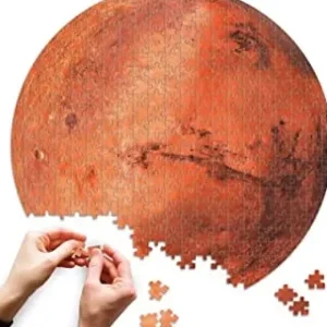 Flash Sale Space Collection Puzzle Round Mars 500 Pezzi Puzzle 500 Pezzi