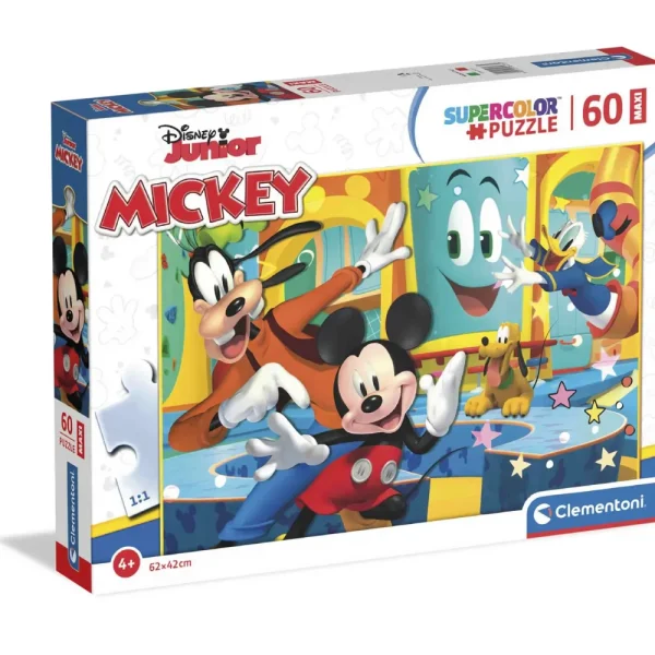 Best Sale Supercolor Puzzle Disney Mickey 60 Maxi Pezzi Puzzle Per Bambini