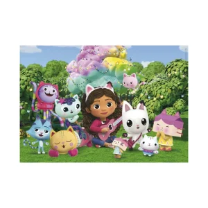 Hot Supercolor Puzzle Gabby'S Dollhouse 24 Maxi Pezzi, Puzzle Bambini 3 Anni Puzzle Per Bambini