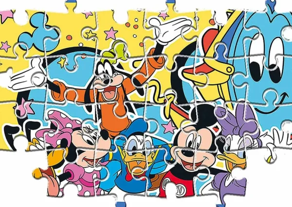 New Supercolor Puzzle Disney Mickey 2 20 Pezzi Puzzle Per Bambini