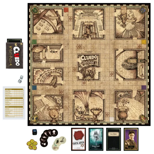 Flash Sale Cluedo Harry Potter, Gioco Da Tavolo , Per 3-5 Giocatori, Dagli 8 Anni In Su Giochi Di Societa Per Bambini