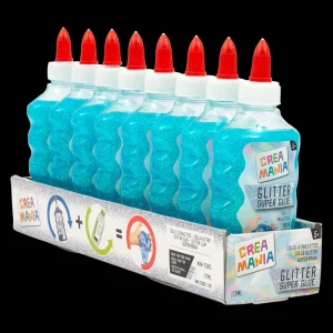 Clearance Colla Glitter 177 Ml Blu Mosaici, Sabbia, Glitter