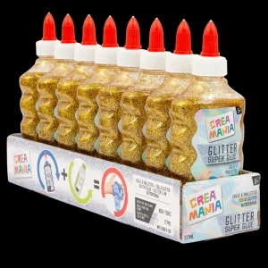 Clearance Colla Glitter 177 Ml Oro Mosaici, Sabbia, Glitter