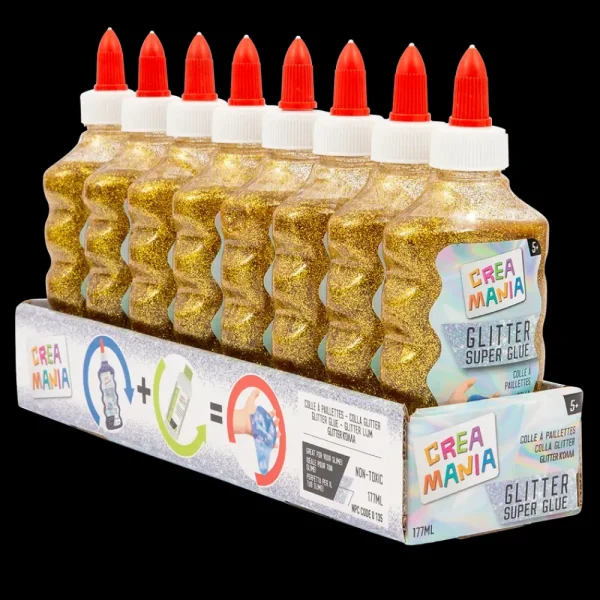 Clearance Colla Glitter 177 Ml Oro Mosaici, Sabbia, Glitter