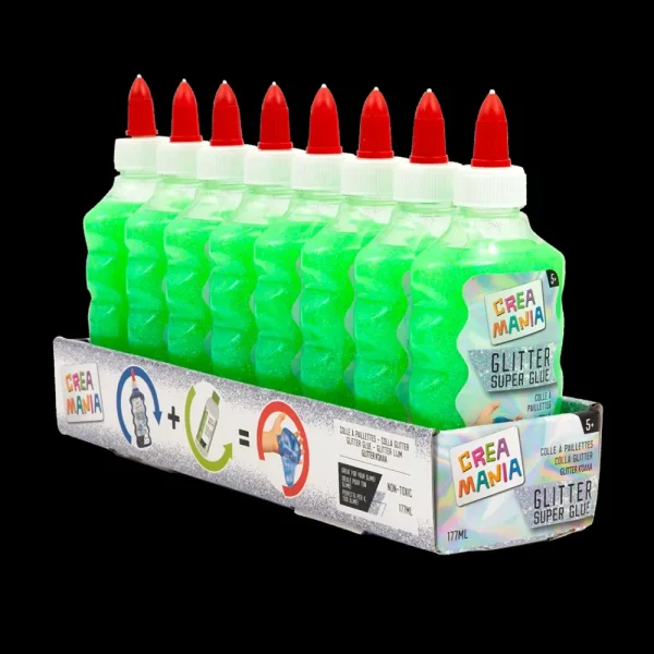 Fashion Colla Glitter 177 Ml Verde Mosaici, Sabbia, Glitter