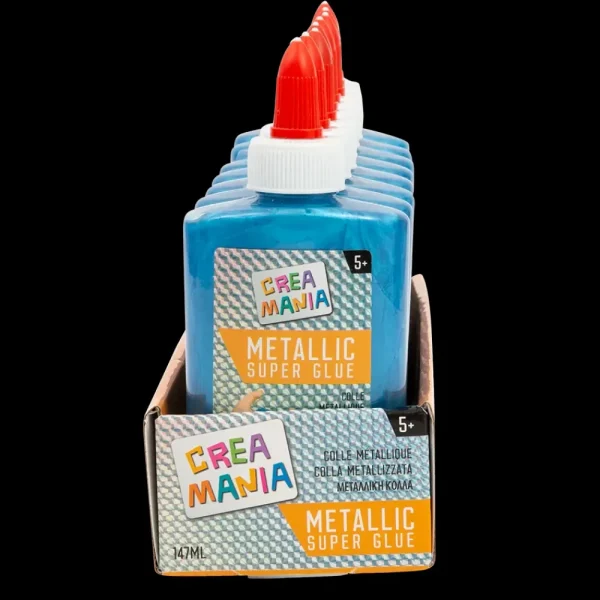 New Colla Metallizata 147 Ml Blu Mosaici, Sabbia, Glitter