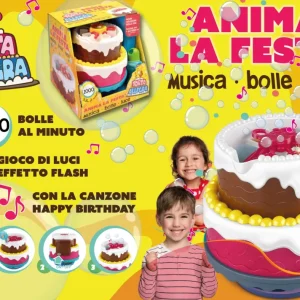 Best Coloratissima Torta Di Compleanno Sparabolle Con Luci E Musica Pistole Ad Acqua